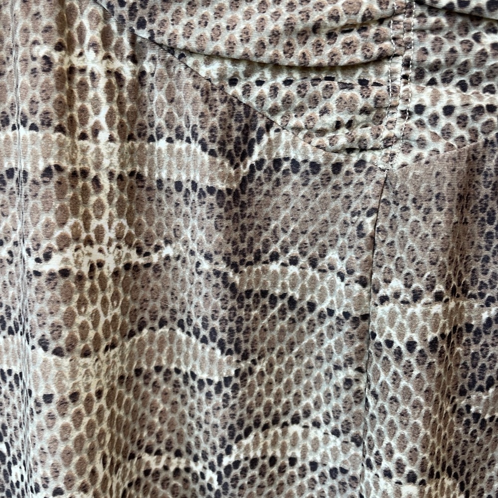 Authentic Like New Roberto Cavali Python Print Dr… - image 6